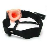 Fetish Fantasy For Him or Her Vibrating 6 inch. Hollow Strap-On