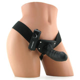 Fetish Fantasy For Him or Her Vibrating 6 inch. Hollow Strap-On