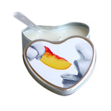 Edible Massage Candle in Heart Shaped Tin