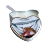 Edible Massage Candle in Heart Shaped Tin