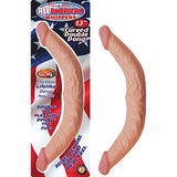 All American Whoppers Curved Double Dong Flesh